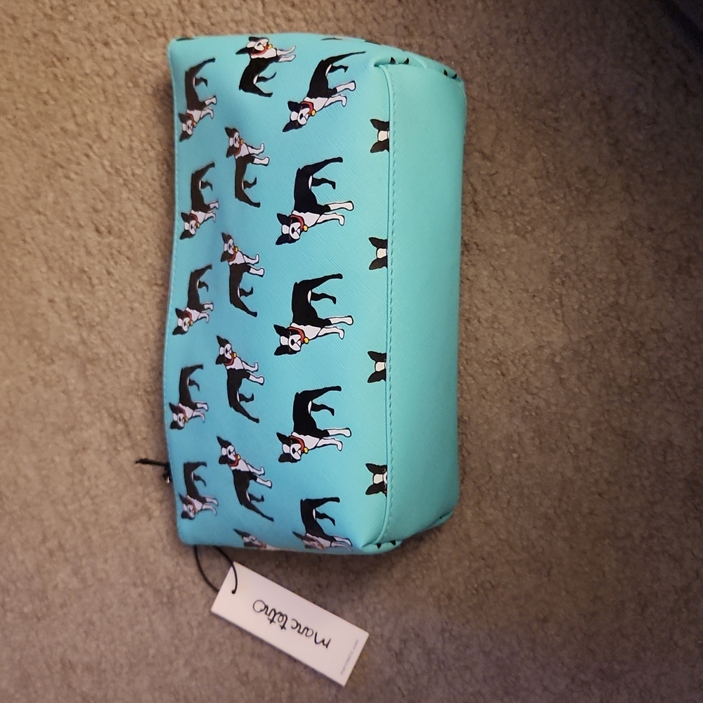 Marc Tetro Aqua Blue Boxer Case Pouch Bag